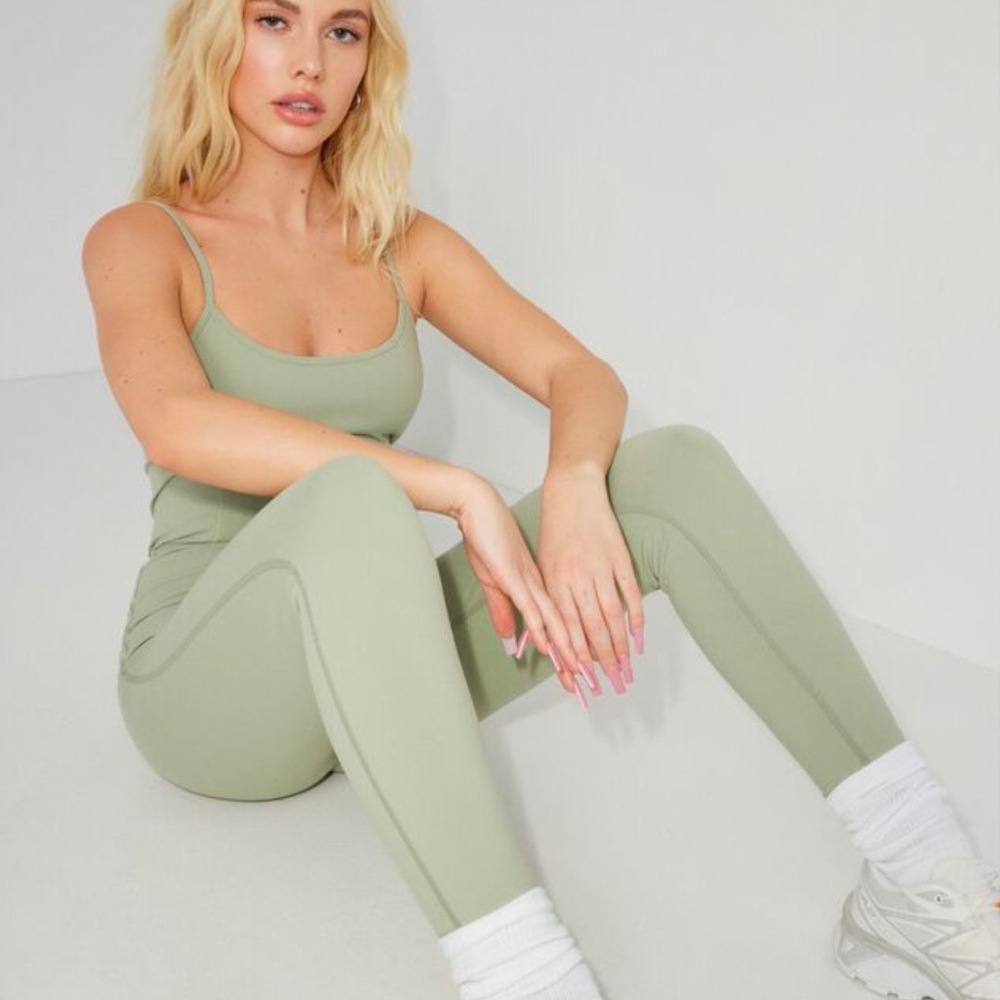 Garage Olivia Active Jumpsuit in Seagrass